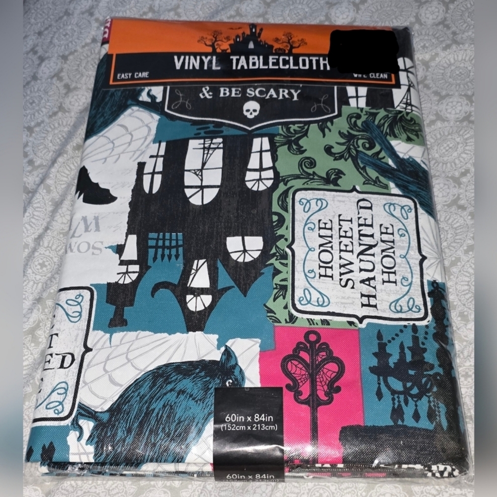 Halloween Vinyl Tablecloth